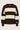 trui met blok streep | dark choco / grey oyster