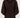 V hals vlindermouw trui | dark choco