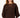 V hals vlindermouw trui | dark choco