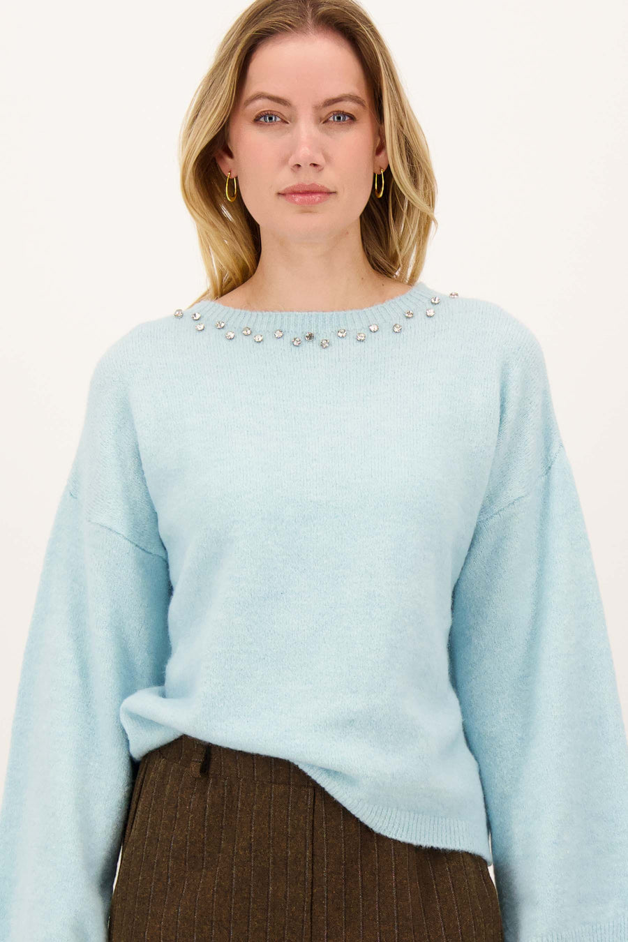 Fluffy Trui met Strass | winter breeze