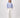 trui korte mouw met V hals | light blue