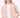vest met vleermuis mouwen met broche | soft pink