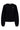 basic vestje met broche lange mouw | black