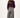 basic vestje met broche lange mouw | burgundy
