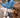 basic vestje met broche lange mouw | ocean blue