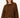 basic vestje met broche lange mouw | hazelnut