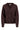batwing vest van fluffy garens | dark choco