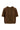 Gebreid open vestje met korte mouwen | dark choco