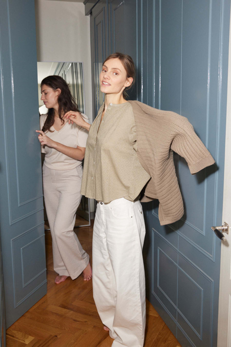 vest structuur steek | kaki