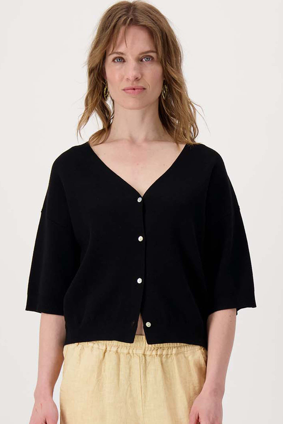 fijnbrei vestje | black