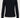 lange mouw boothals top | black
