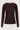 lange mouw boothals top | dark choco