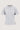 t shirt met kralen hals met korte mouw | grey melange