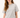 t shirt met kralen hals met korte mouw | grey melange