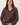 stitched-down collar blouse | chocolate