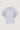 striped organza blouse | mid blue/ off white