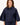 denim blouse with wide sleeves | mid-blue denim