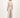 Lange Satijnen Blouse met Taillekoord | cream white