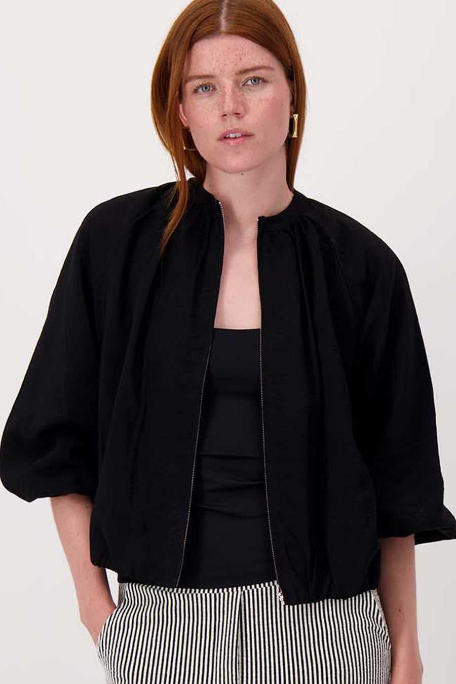 ballon bomber | zwart