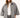 wollig cape jasje | grey melange