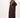 lange bubblecoat met teddy details | dark choco