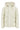 korte bubblecoat met teddy details | grey oyster