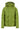 korte bubblecoat met teddy details | mid green