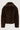 fake fur jasje met panterprint | dark choco
