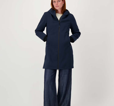 long softshell jacket with soft lining | navy