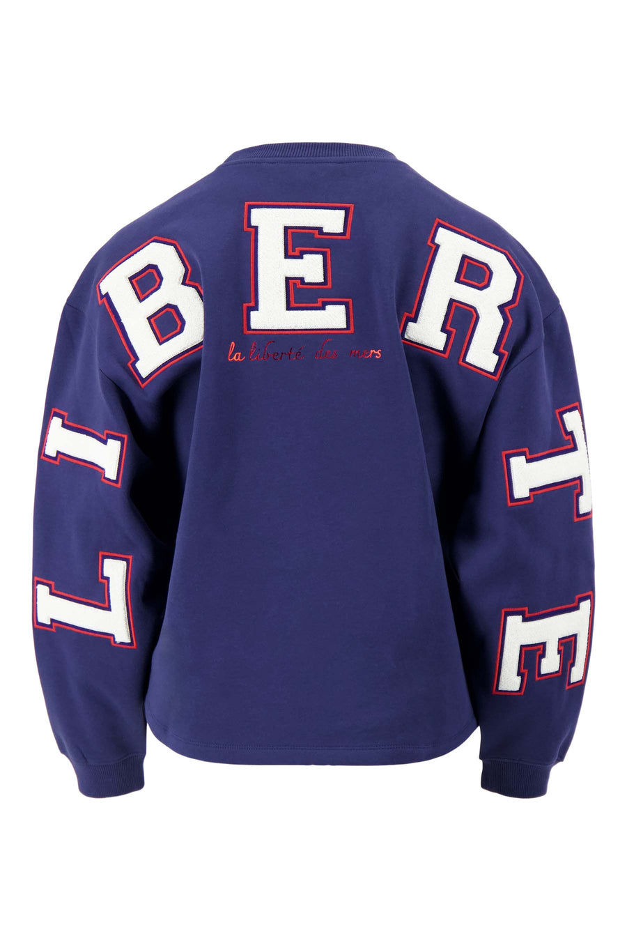 sweater met tekst | summer navy