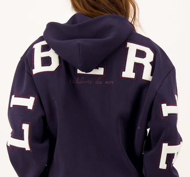 sweater met capuchon | dark navy