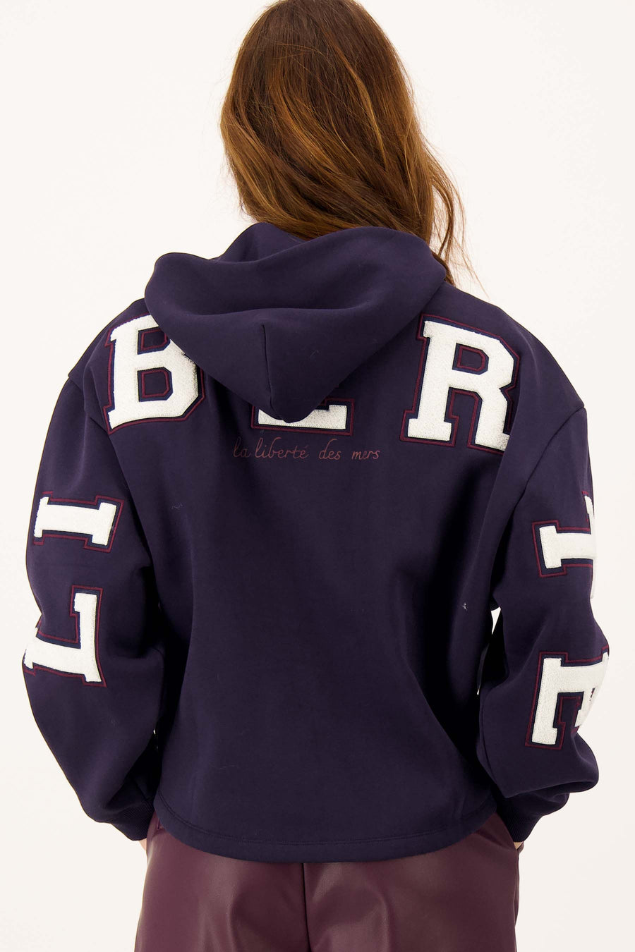 sweater met capuchon | dark navy