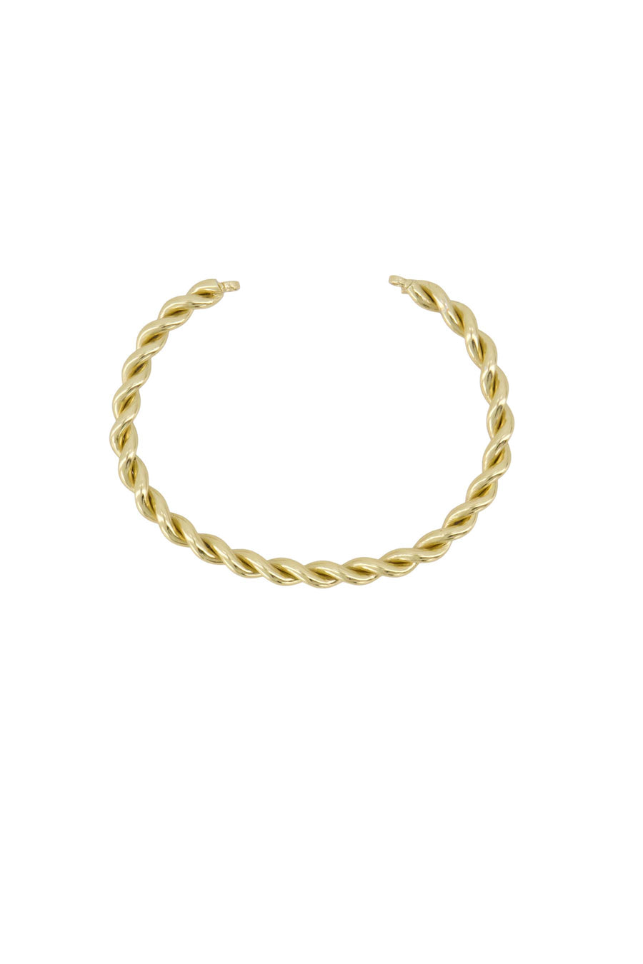 armband bangle met een twist | gold
