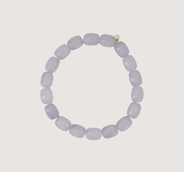 elastieken kralen armband | sky blue