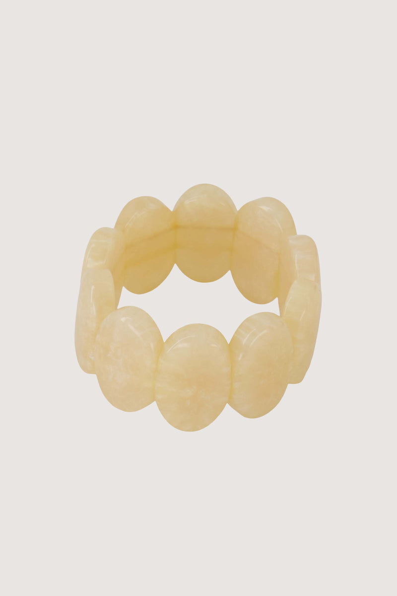 elastieken brede kralen armband | soft kit