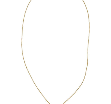 ketting met 2 gekleurde hartjes | gold / offwhite