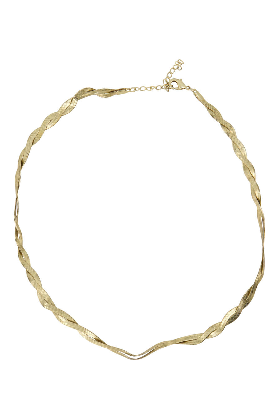 ketting met een twist | gold