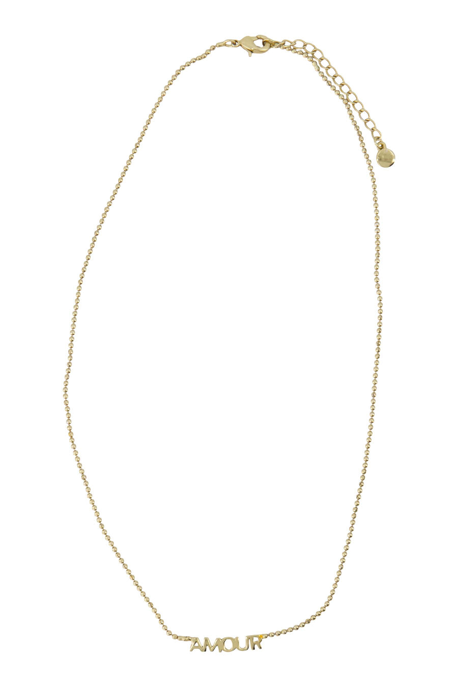 ketting amour tekst | gold