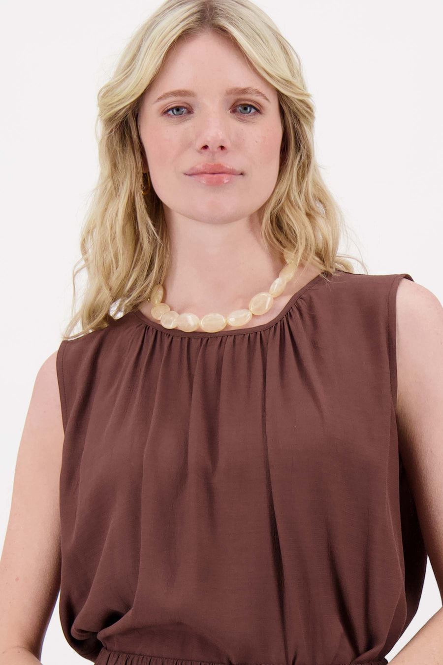 platte kralen ketting | soft kit