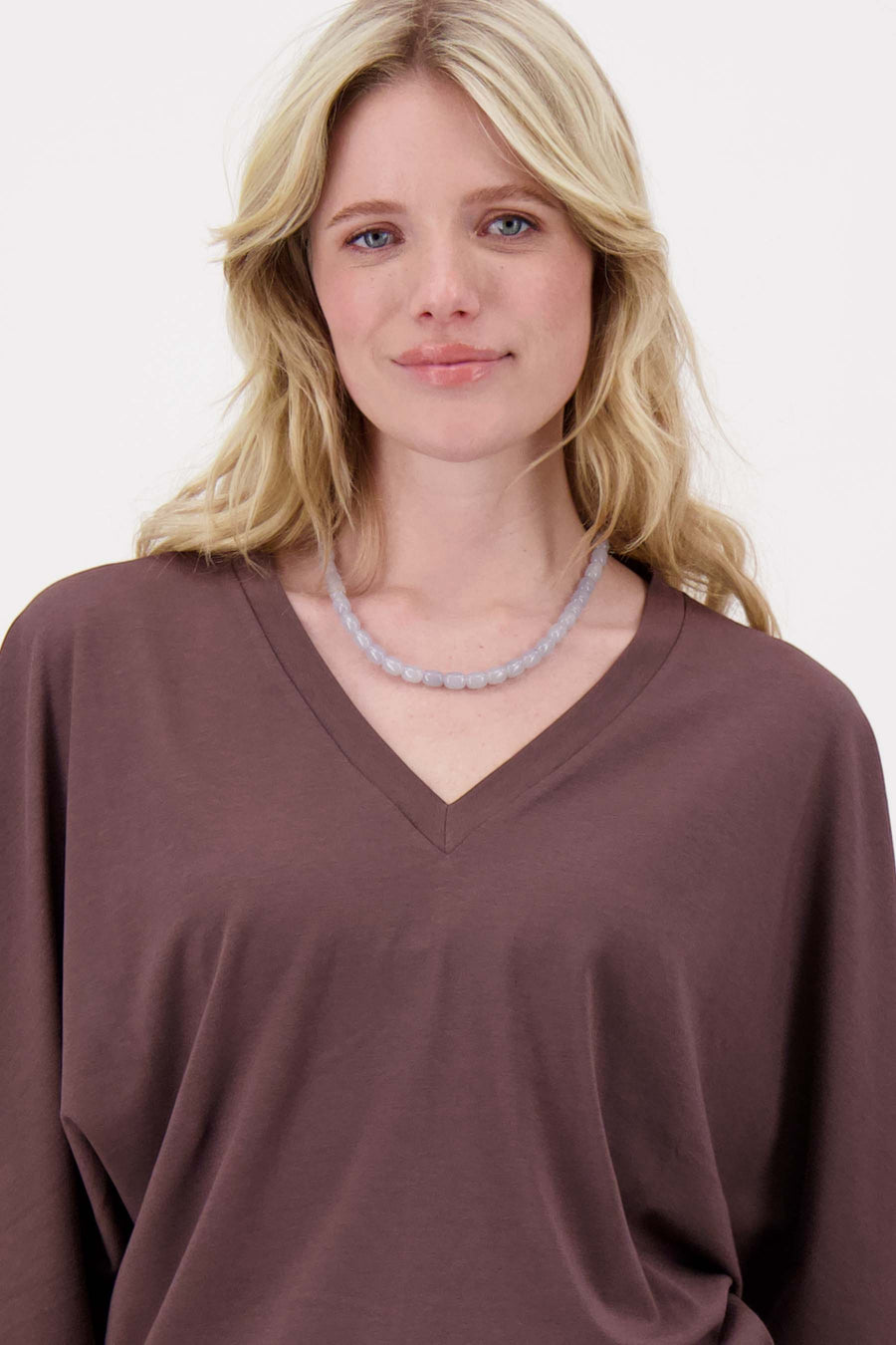 smalle kralen ketting | sky blue