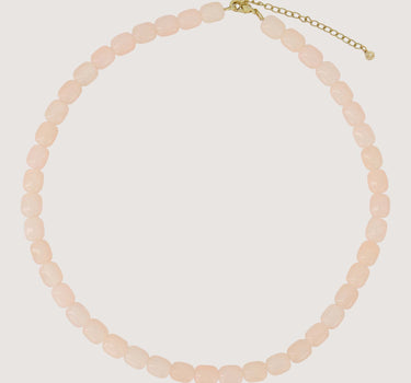 smalle kralen ketting | soft pink