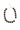 hart ketting met parels | dark choco