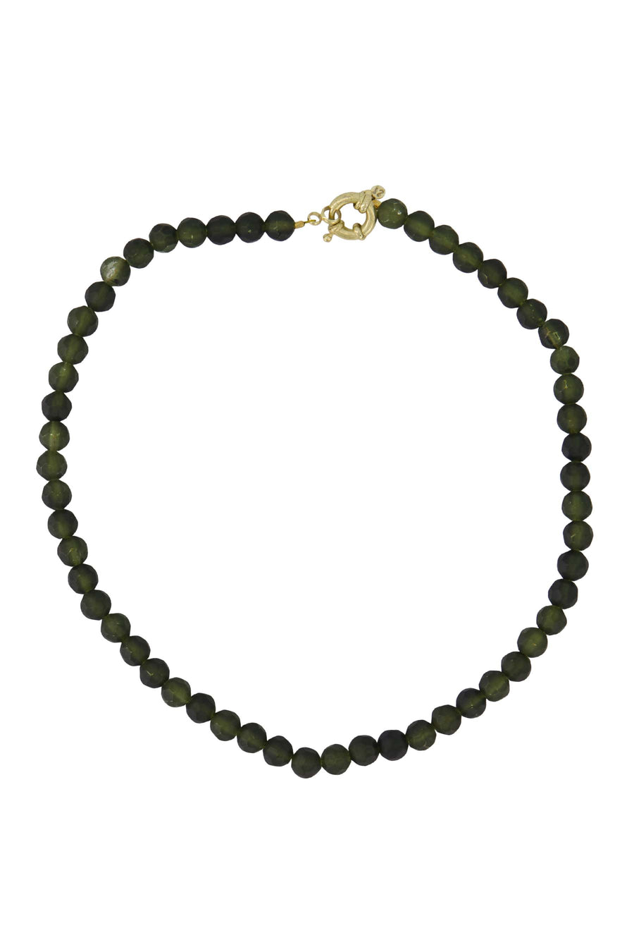 kralen ketting | moss green