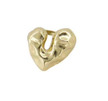 ring chunky hart | gold