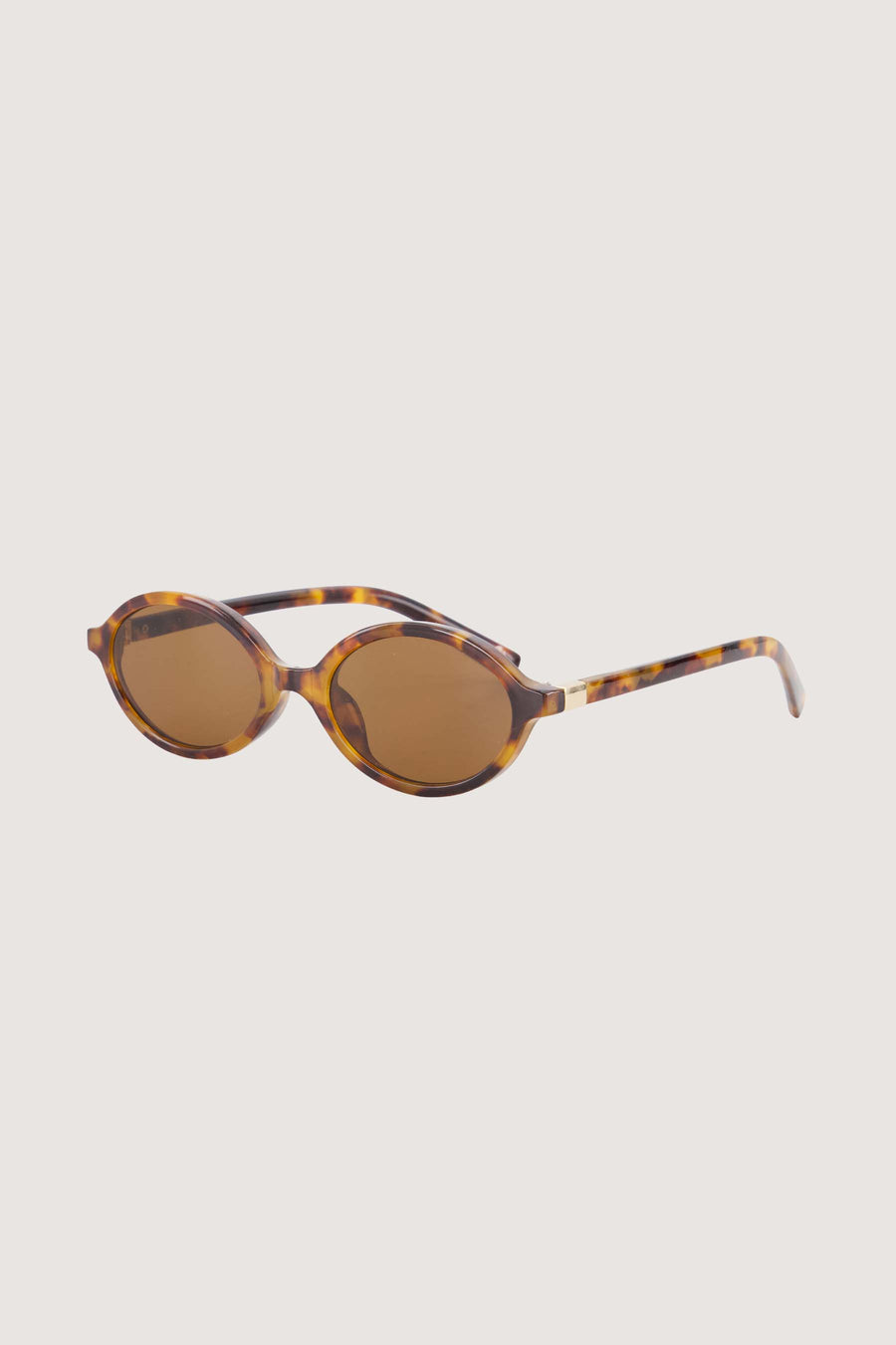 sunglasses  flamed cat eye incl. glasses case | mid brown