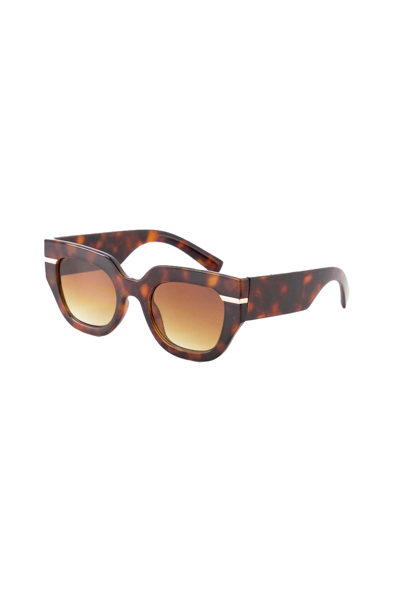 zonnebril incl. hoesje | brown