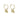 oorbellen met ring en hart | gold