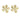 oorstekers bloem groot | gold