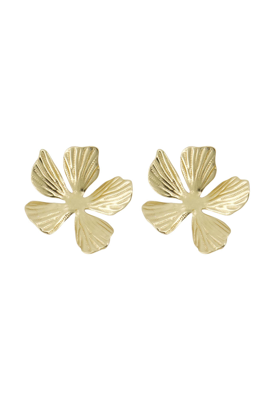 oorstekers bloem groot | gold