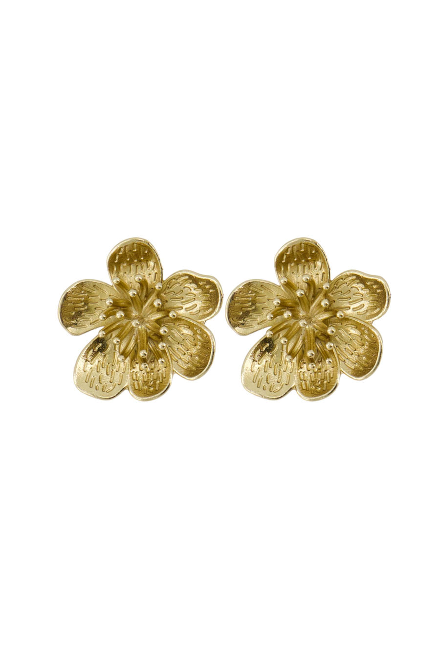 oorstekers bloem klein | gold